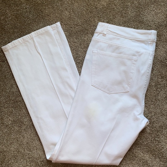 Chaps Ralph Lauren women’s stretch white pants - Picture 2 of 7